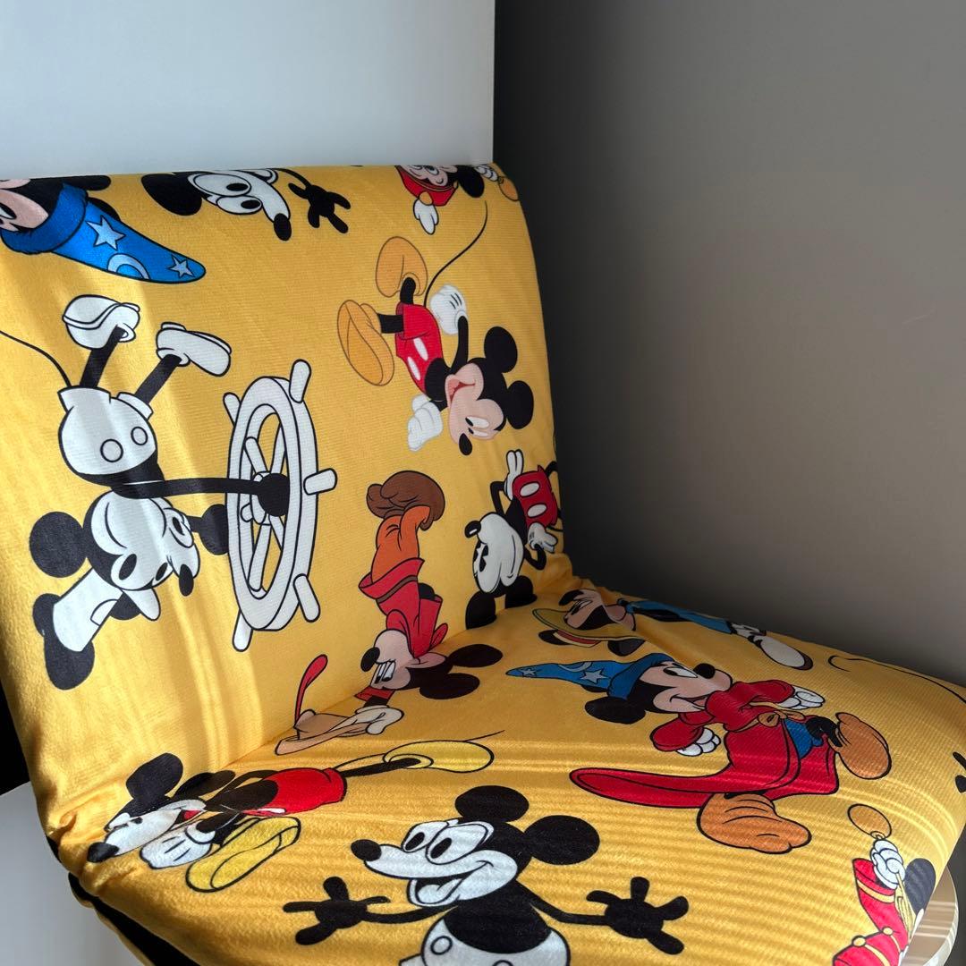 ディズニー Disney ミッキーマウス ミッキー レトロ クッション 座布団