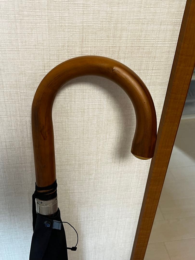 く*も様 新品未使用　トンボ洋傘前原光榮商店　紳士用　ストライプブラック　ストラ