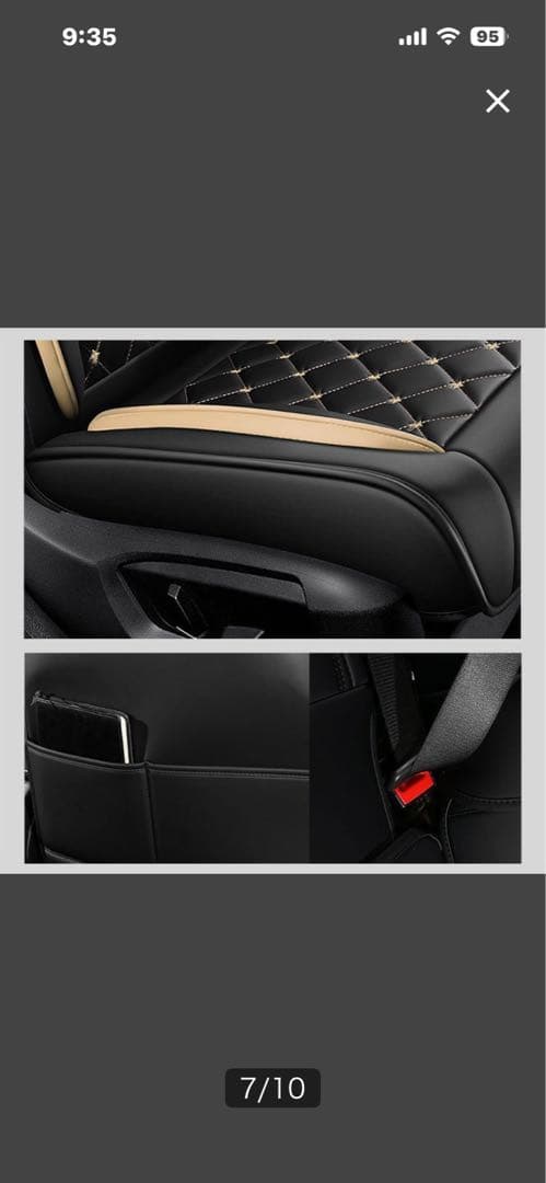 トヨタ 200系ハイエース シートカバー 2席セット ブラック