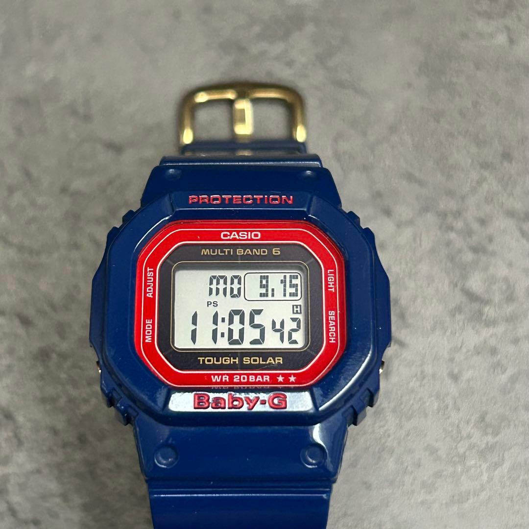 希少 極美品 CASIO BABY-G 20周年記念 電波ソーラー 腕時計