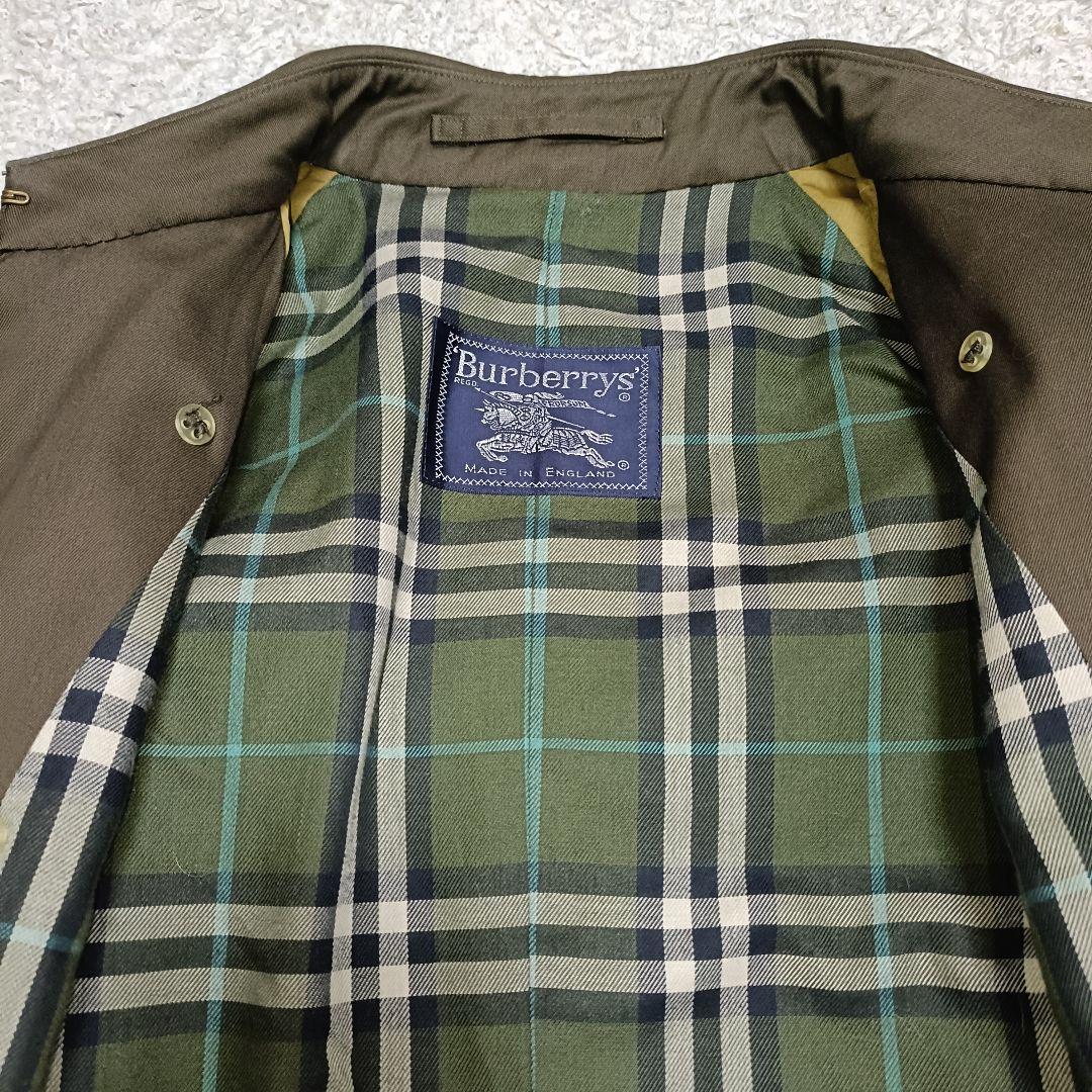 【美品】BURBERRY ノバチェック ベルト付き トレンチコート 英国製