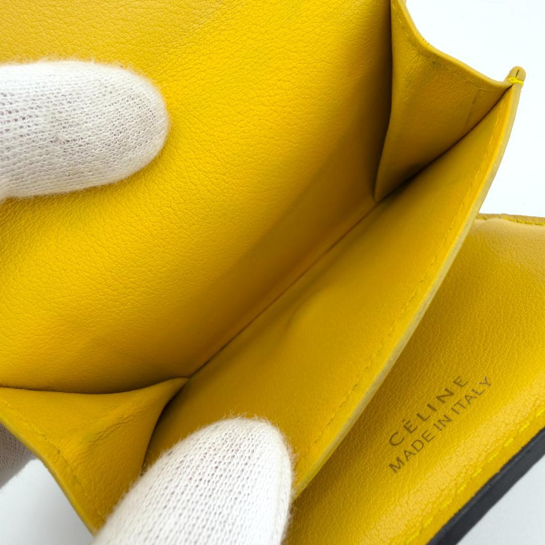 CELINE セリーヌ コンパクト ウォレット 三つ折り 財布 札入れ 小銭入れ