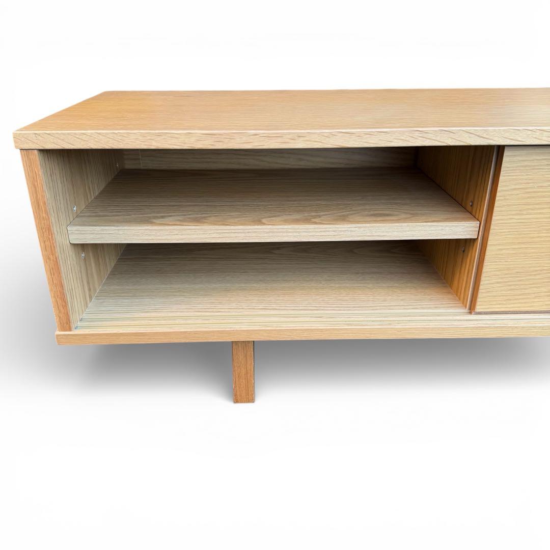 【廃盤】 無印良品　オーク材　テレビボード 150cm ローボード 北欧