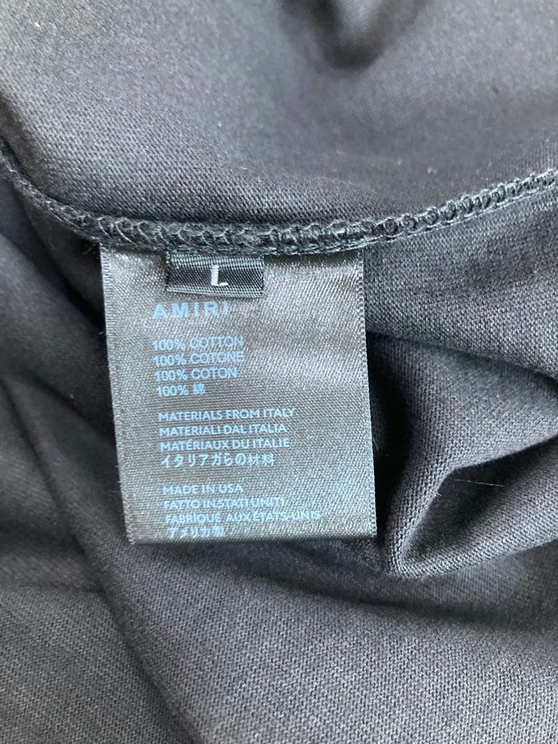 美品AMIRI ブラック Tシャツ オーバーサイズ