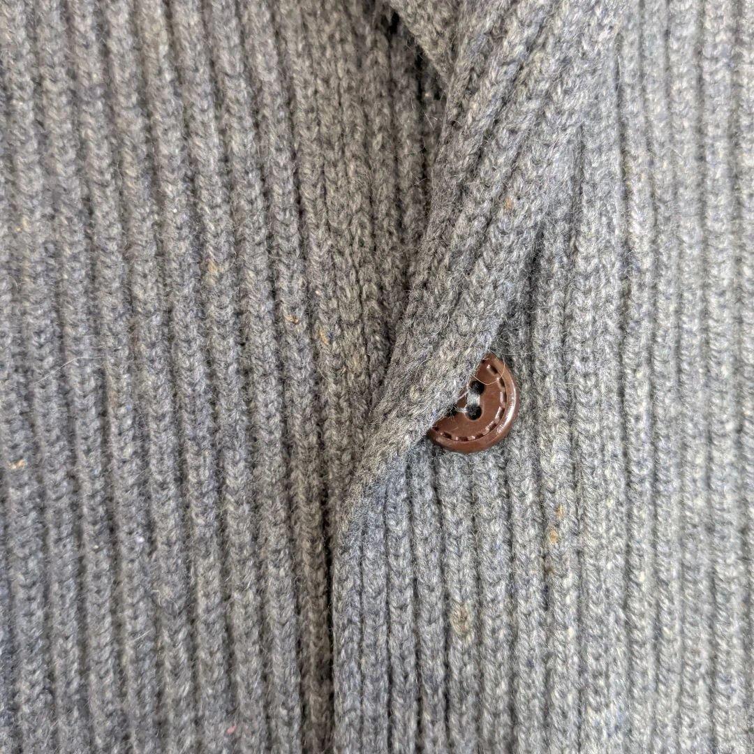 カシミヤ100% Ｌ Lanimer スコットランド製 ラニマー カーディガン