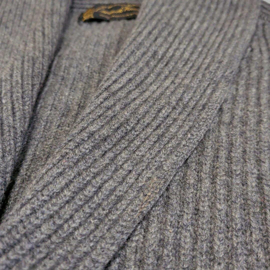 カシミヤ100% Ｌ Lanimer スコットランド製 ラニマー カーディガン