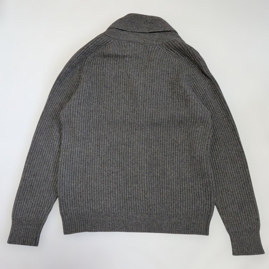 カシミヤ100% Ｌ Lanimer スコットランド製 ラニマー カーディガン