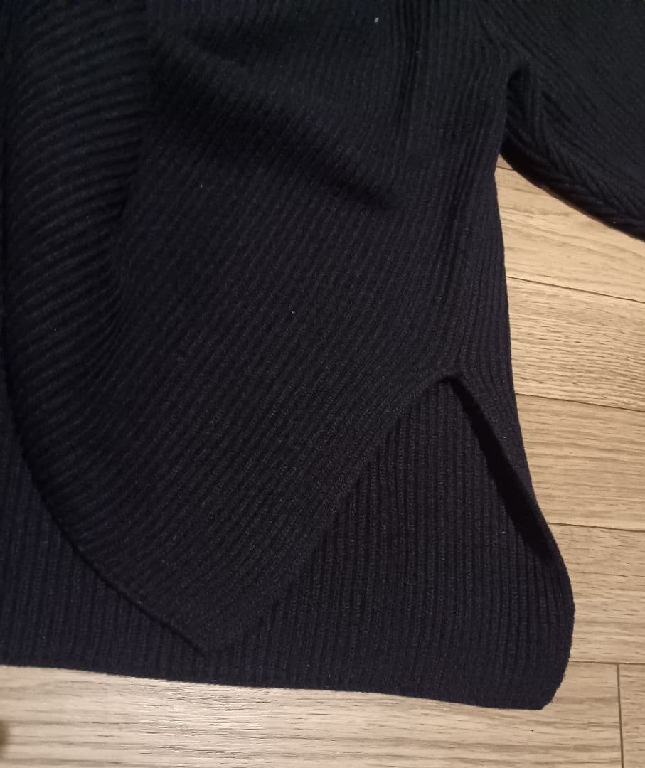 Deuxieme Classe Half Zip Sweater ブラック