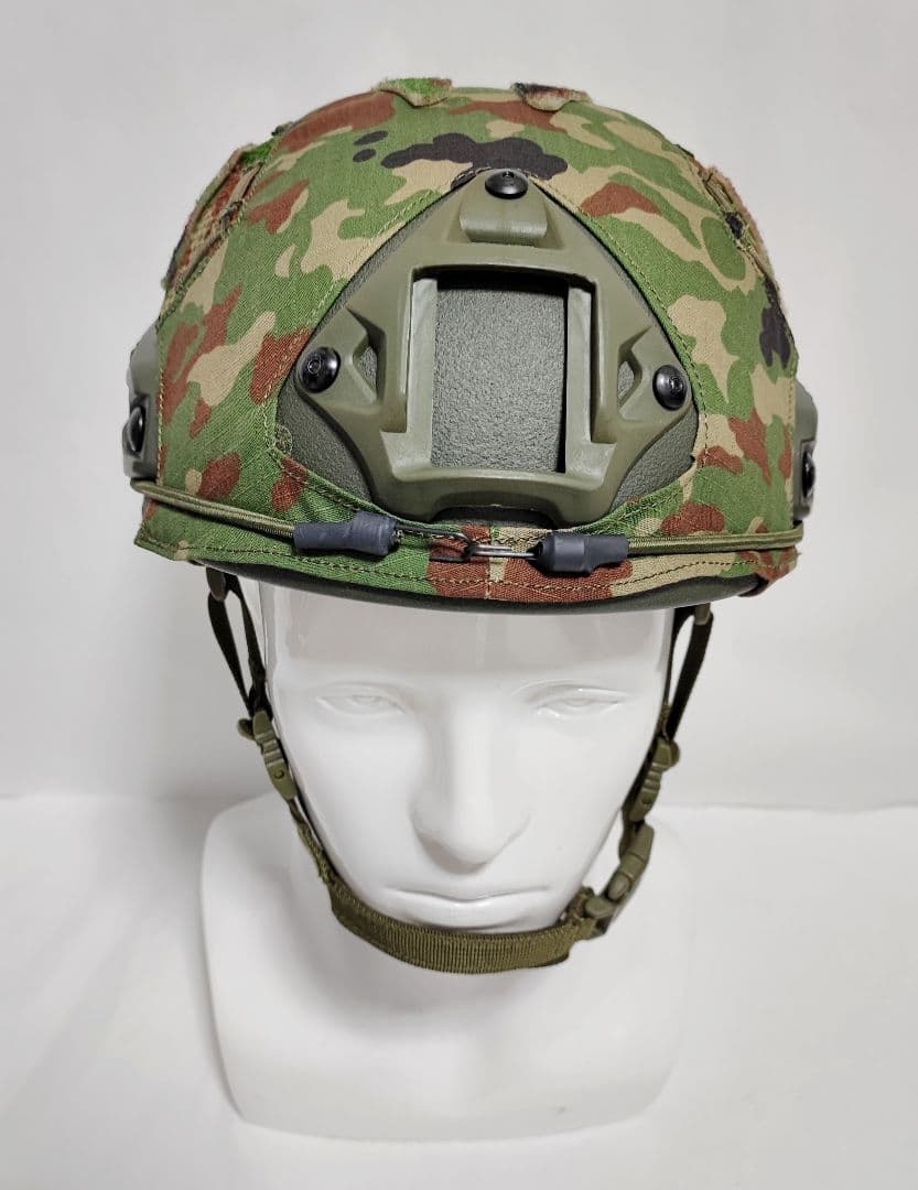 NIJ IIIA レベル3A対応 自衛隊迷彩 Fast型 防弾ヘルメット カバー