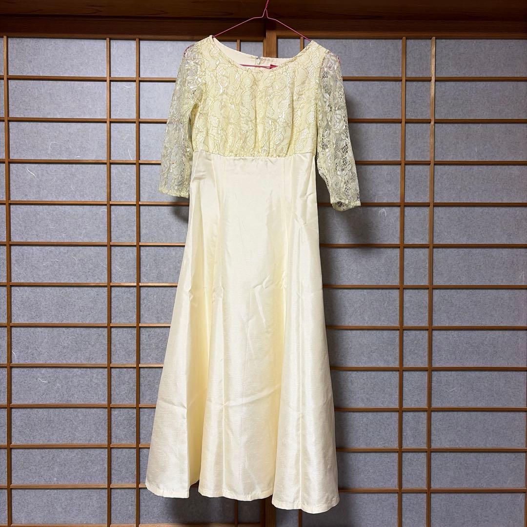 フラダンス用ドレス(クリーム色)