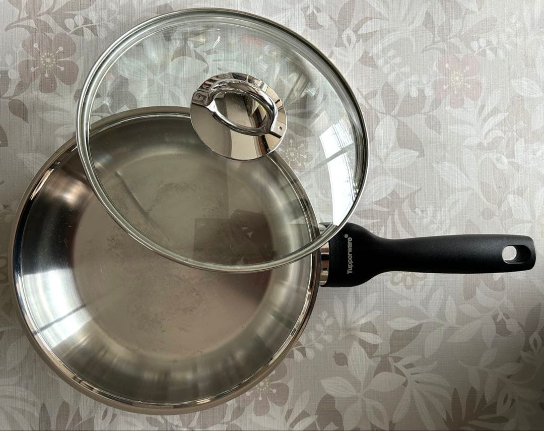 金さま専用　タッパーウェア　ステンレス製フライパン24cm 蓋付き