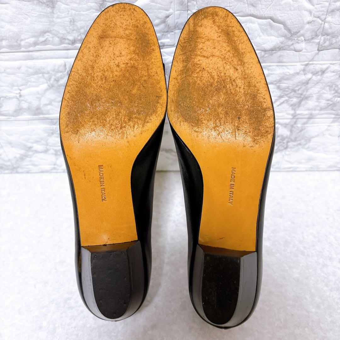 ⭐美品⭐フェラガモ パンプス ヴァラリボン 黒 ヒール 6 23㎝