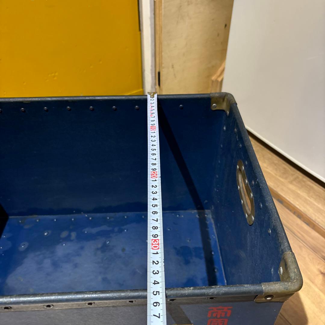 古道具　ボテ箱　日の出印カタン糸　カブ　収納