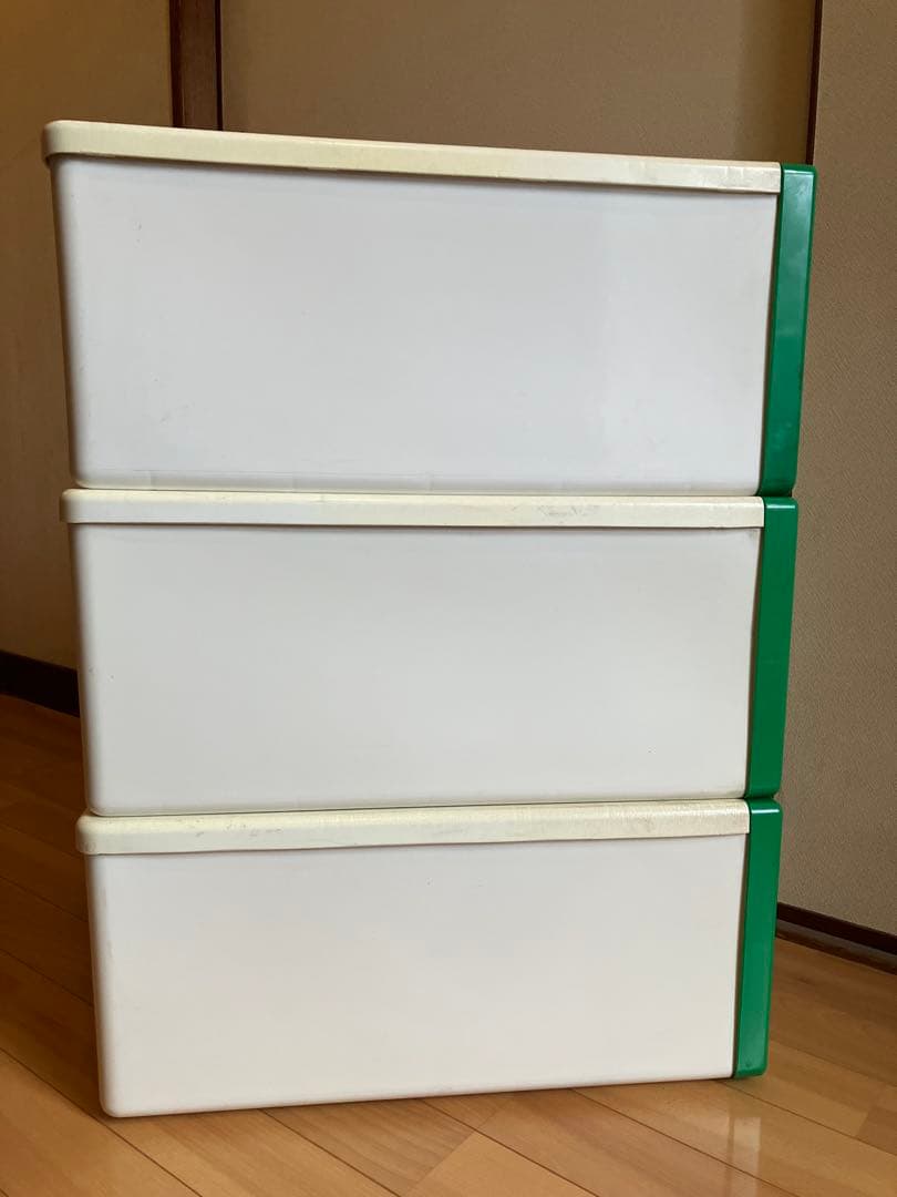 サンリオ　けろけろけろっぴ　収納ケース　プラスチックケース　3個セット　レトロ