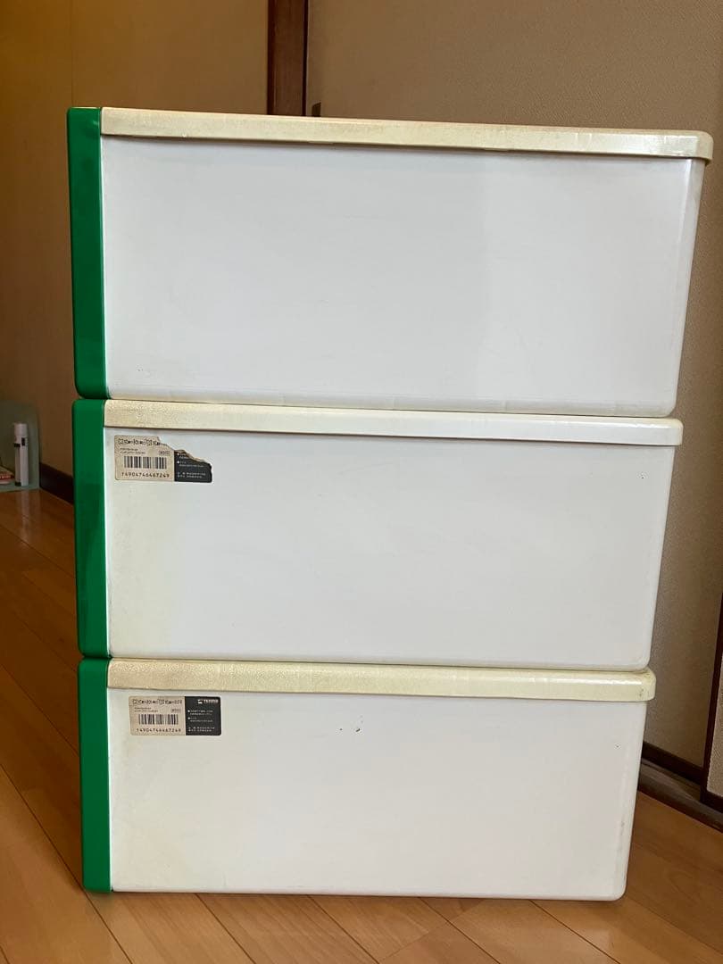 サンリオ　けろけろけろっぴ　収納ケース　プラスチックケース　3個セット　レトロ