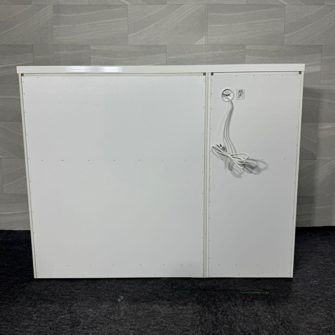 ニトリ キッチンカウンター 幅120cm リガーレ 白 美品 d4972