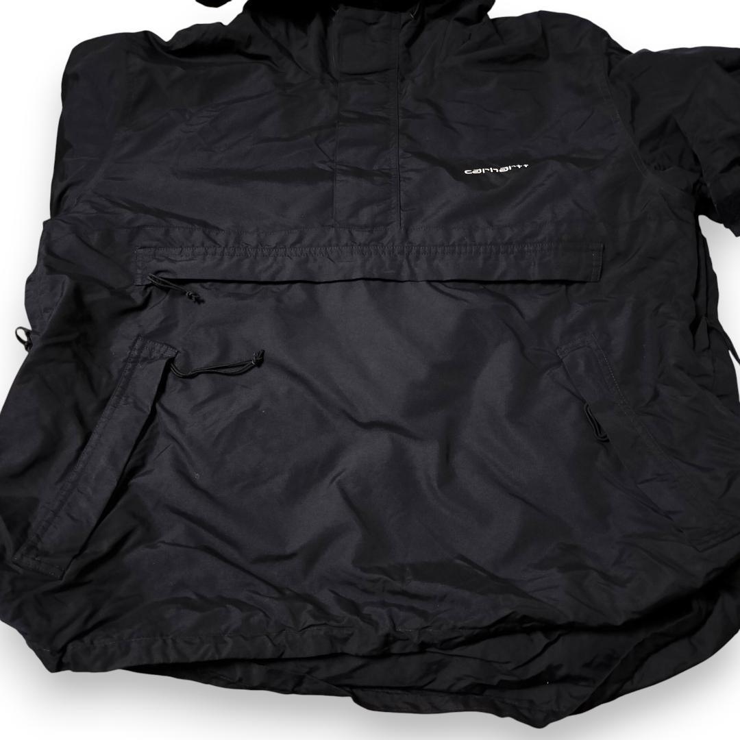 00s Carhartt WIP ニンバス プルオーバー M 黒 裏フリース