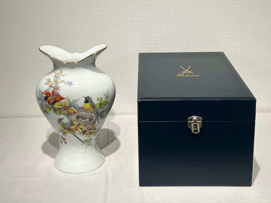 マイセン　花瓶　MEISSEN