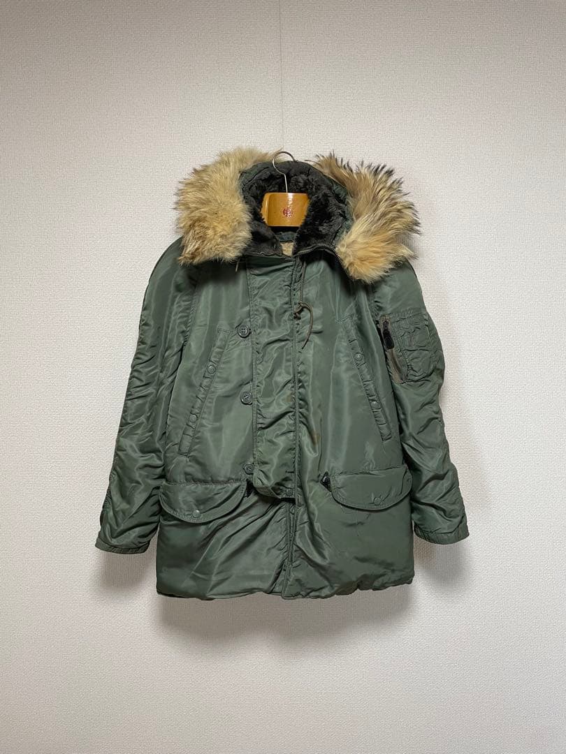 60s USA製 N-3B USAF 米軍実物 フライトジャケット N3B