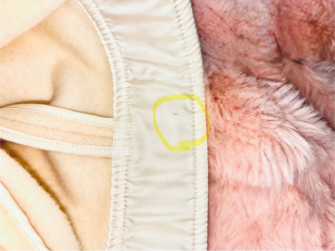 HYKE ダッフルコート　クリーム色