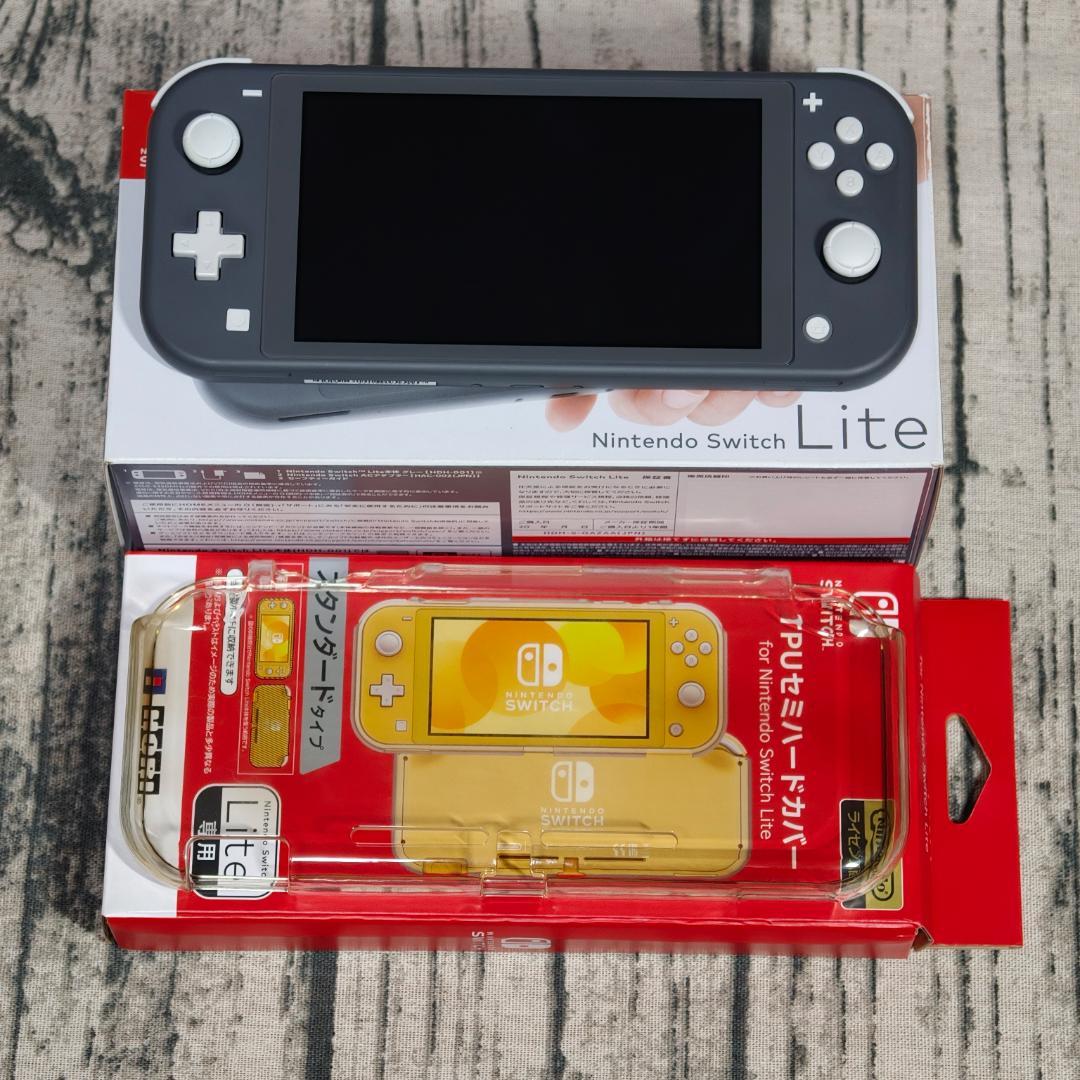 中古◆任天堂◆Nintendo Switch Lite グレー SDカード付き！