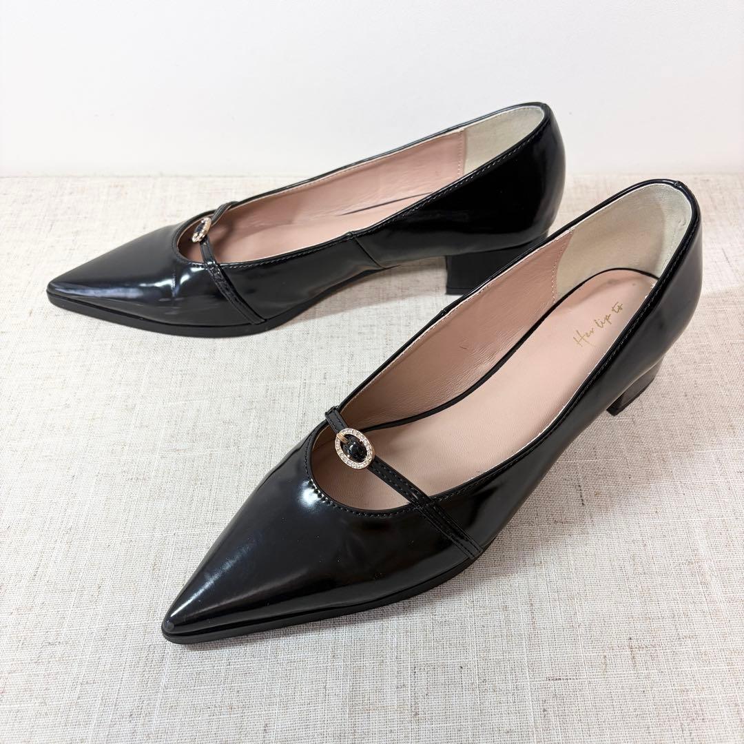 美品★Her lip to ハーリップトゥ パンプス ストラップ 23.5cm