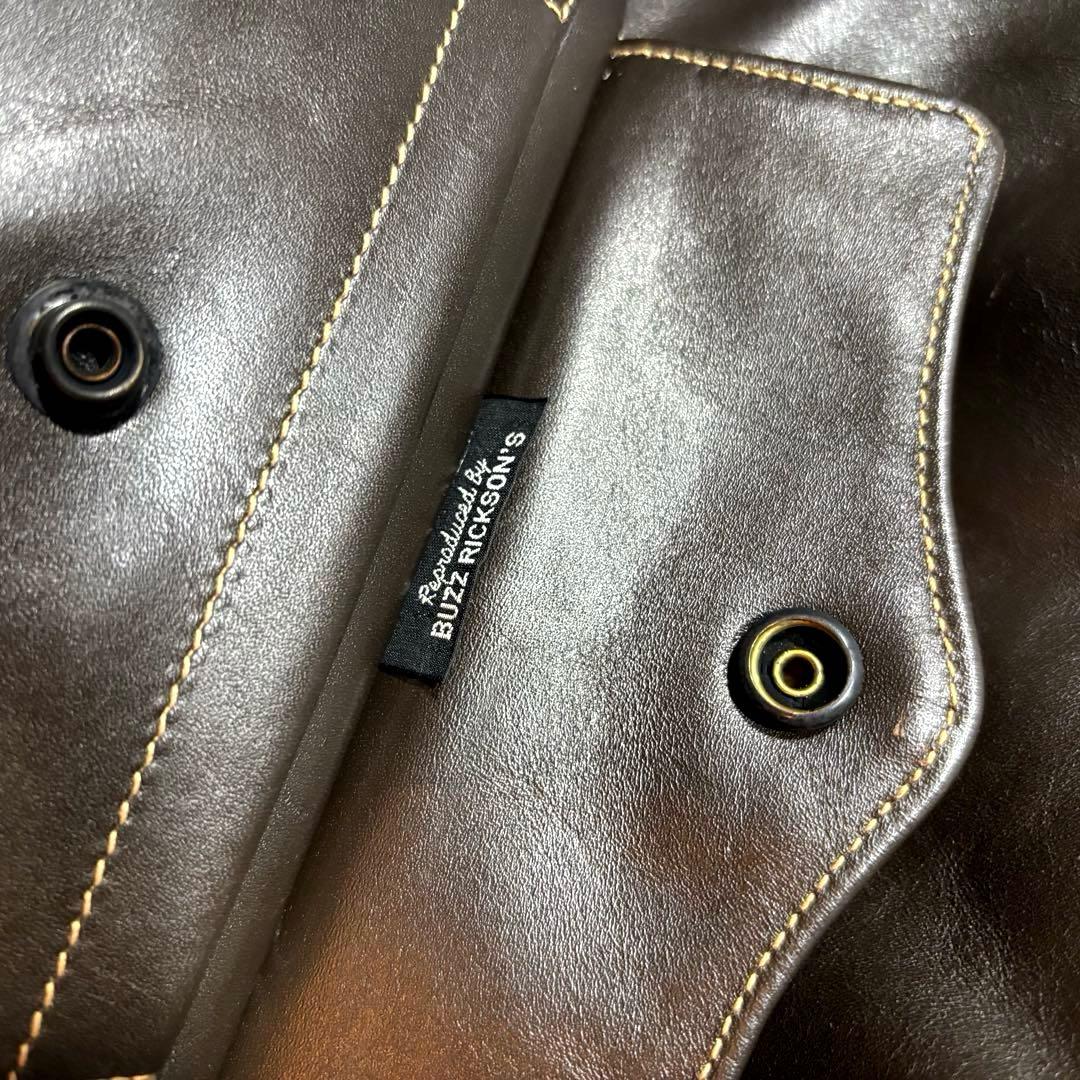 よんす❤️極美品❤️即購入OK❤️バズリクソンズ A-2 36 ❤️赤リブ❤️