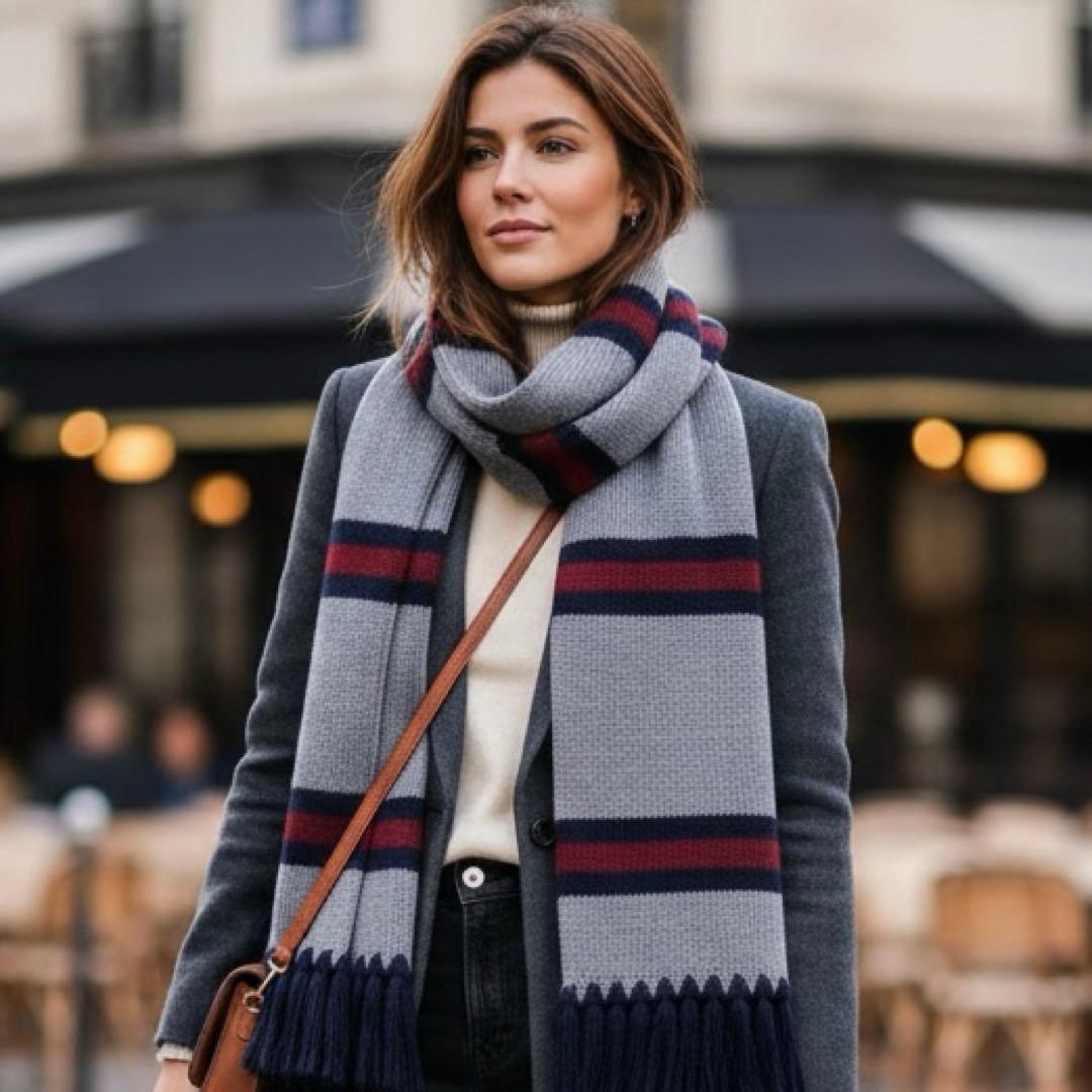 未使用級✨極美品✨GUCCI マフラー シェリーライン 羊毛 100% 希少