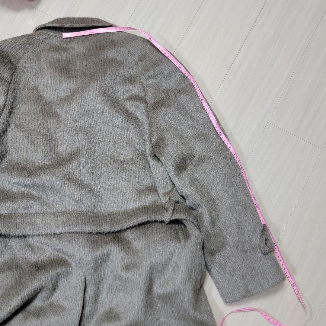 希少 ほぼ未使用 70S～80S ランバン LANVIN シャギーコート 裏ロゴ