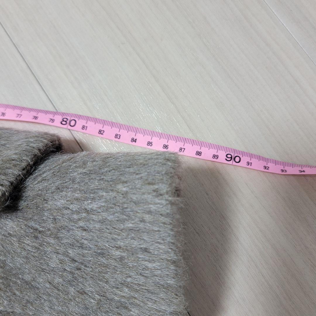 希少 ほぼ未使用 70S～80S ランバン LANVIN シャギーコート 裏ロゴ