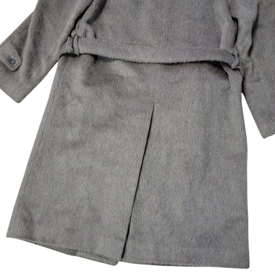 希少 ほぼ未使用 70S～80S ランバン LANVIN シャギーコート 裏ロゴ