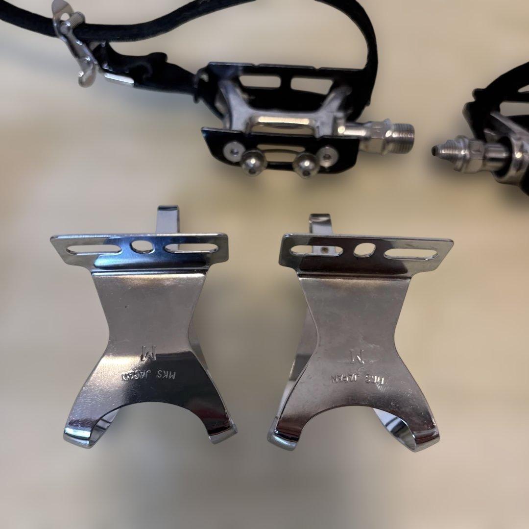 競輪、トラック競技用ペダルのセット