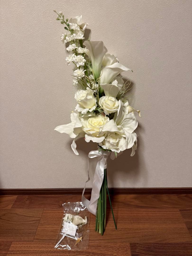 ウェディングブーケ、ブートニア