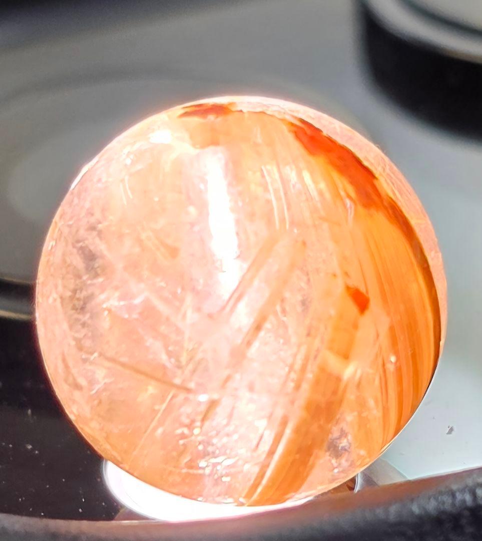 【最高品質・金針】天然ゴールドルチルクォーツ 11mm（ストーンマーケット購入）