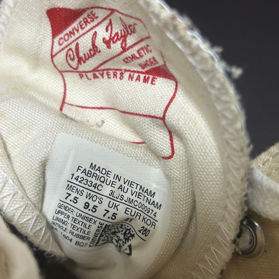 【廃盤　美品】CONVERSE CT70 HI BLACK 26㌢　旧パッチ