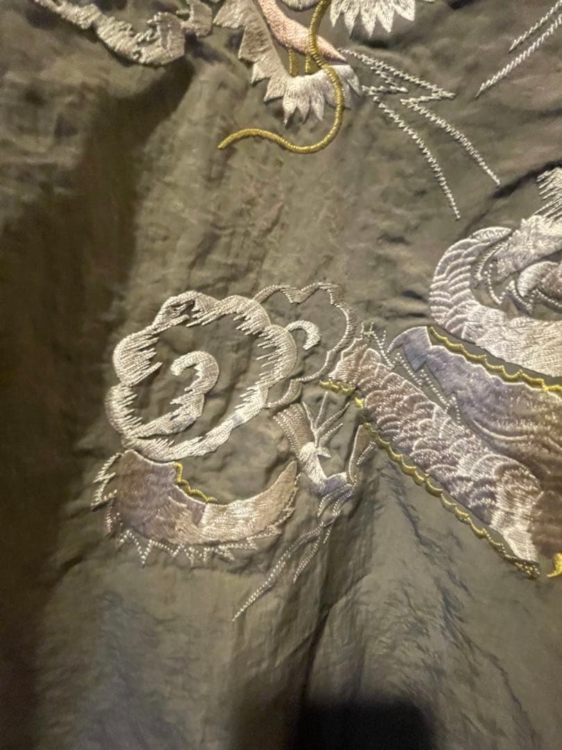 ナイロン スカジャン（虎×龍）