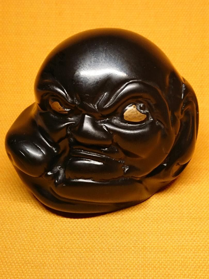 だるま　達磨　人形　石彫　オブジェ　置物　インテリア　工芸品　美術品　A2627