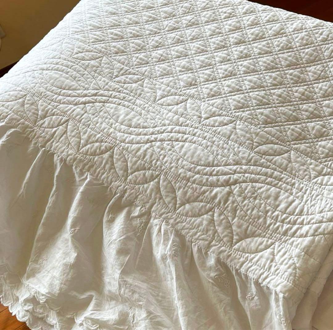 ラルフローレン　ベッドスプレッド　 キルト　希少