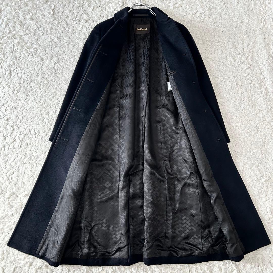 希少 ポールスチュアート カシミヤ100% ロングコート サイズ4