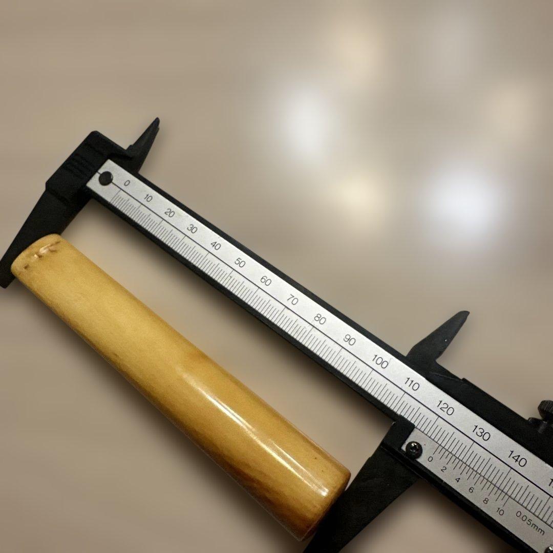 ぞうげ風　時代物　煙管 パイプ　大型　天然素材　喫煙具　昭和レトロ