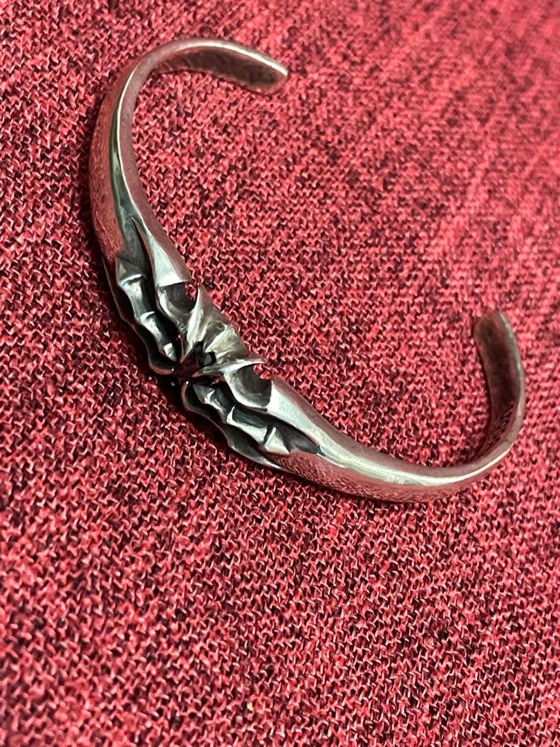 ◆感謝価格◆希少品◆Bu-Boon◆シルバー925オニキスバングル◆