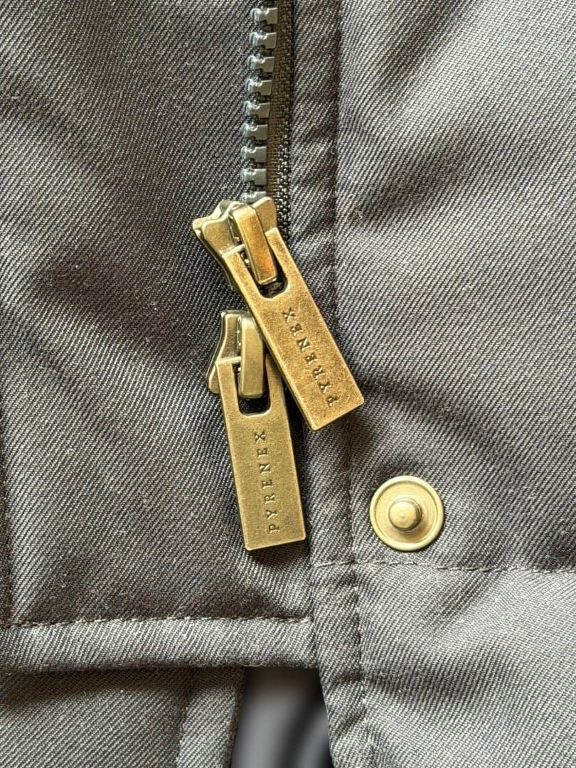 【極美品】PYRENEX GRENOBLE ダウン ネイビー ファー付き