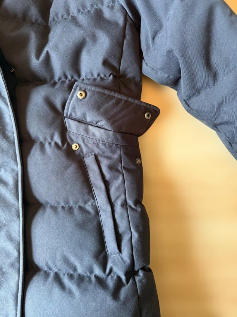 【極美品】PYRENEX GRENOBLE ダウン ネイビー ファー付き