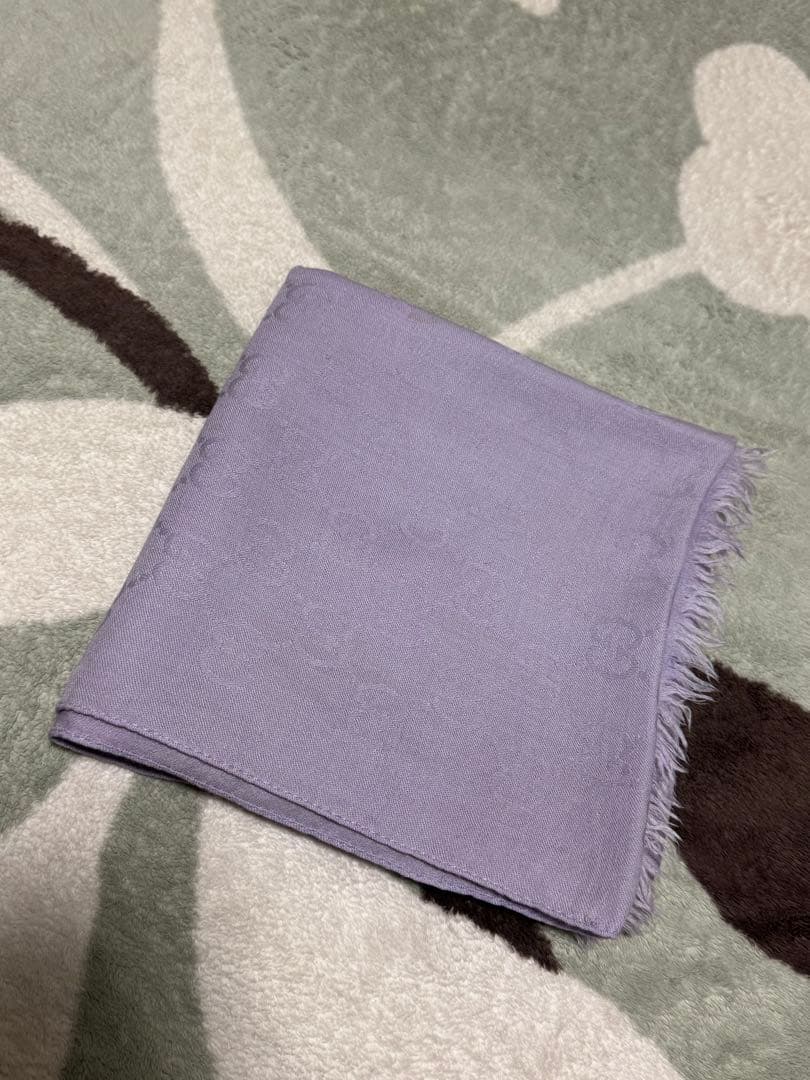 確実正規品　グッチ（GUCCI）　GGジャカード　シルク スカーフ