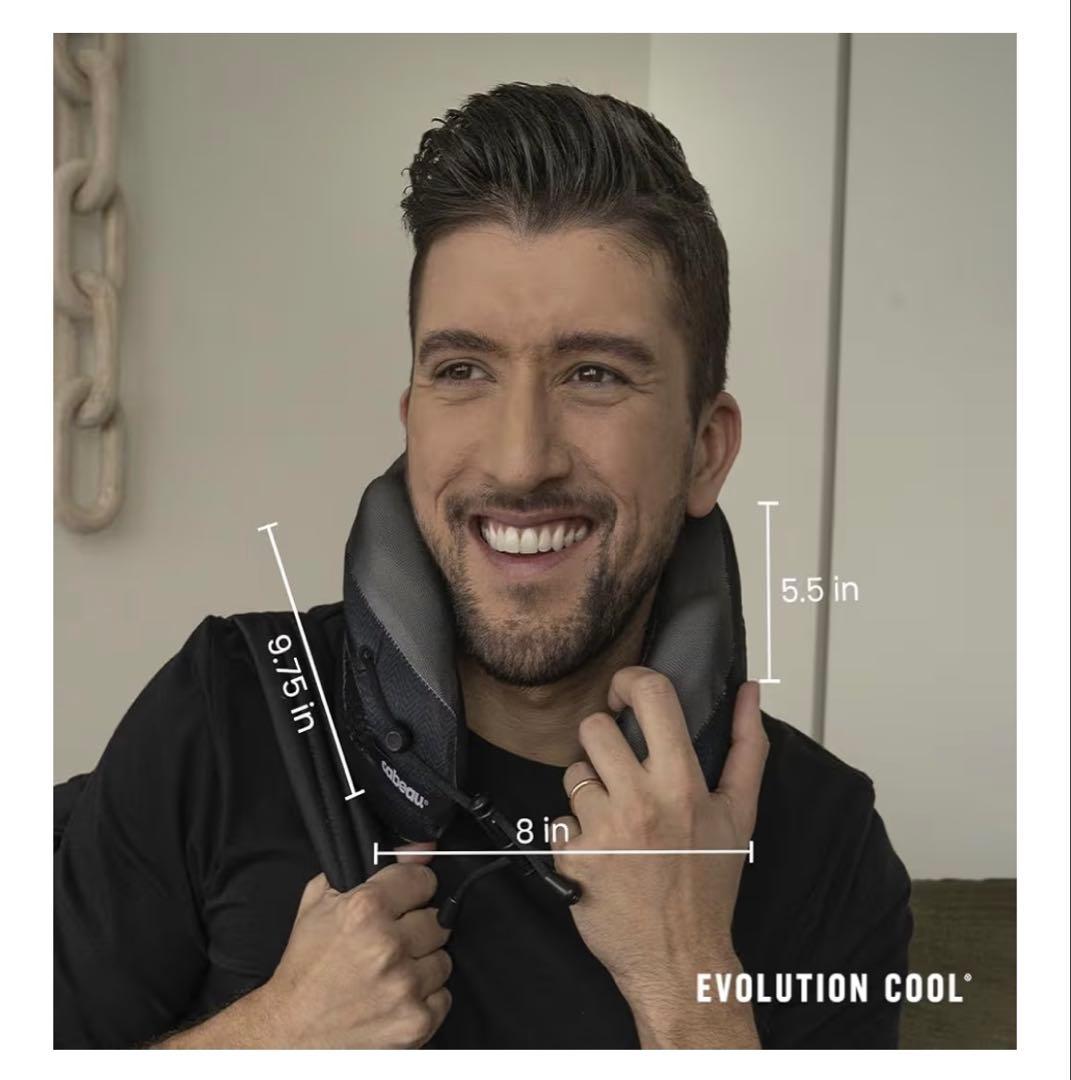 【新品未使用】Cabeau Evolution Cool ネックピロー 水色