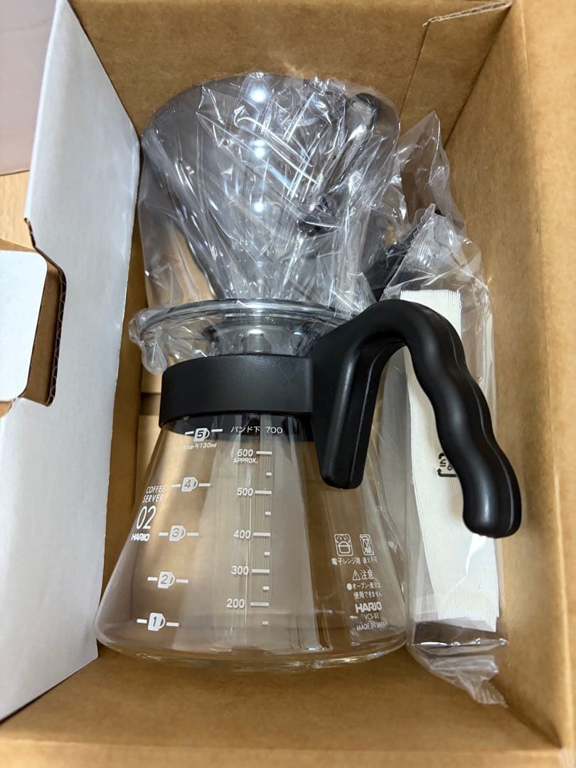【新品未使用】HARIO V60 COFFEE MAKER 珈琲王2 V60