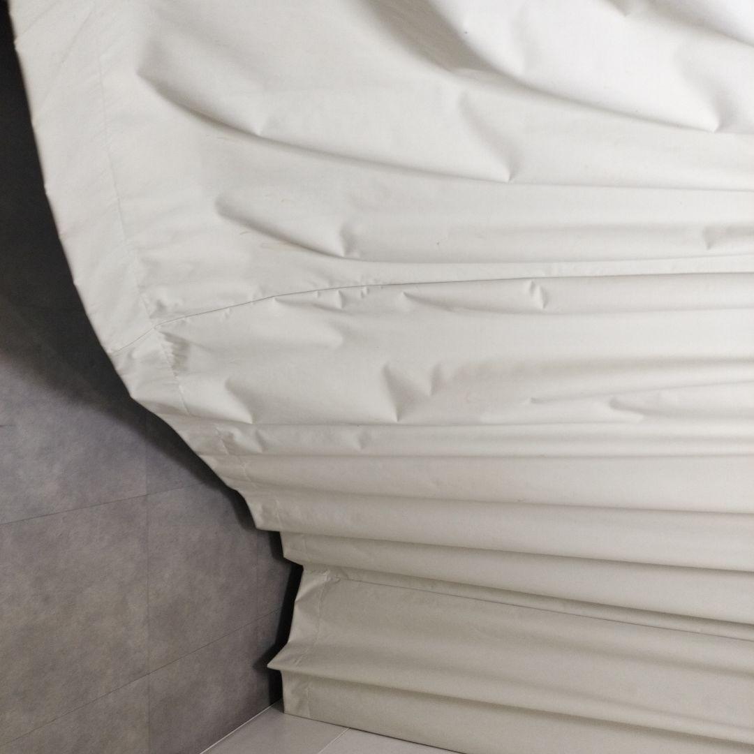 スミノエ 遮光防炎カーテン 高さ220×（下幅340・上幅210）cm