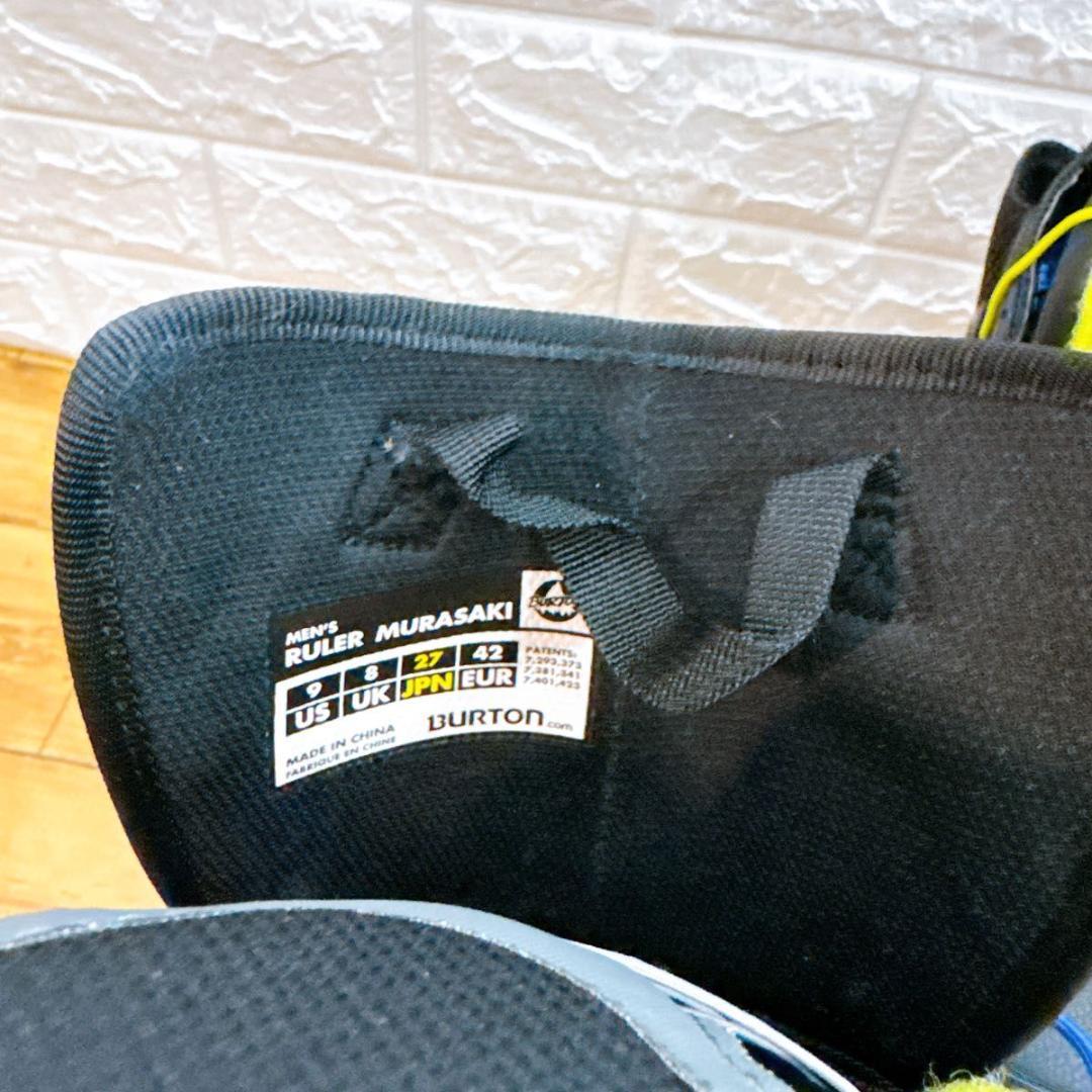 BURTON スノーボードブーツ　ルーラー　27cm ムラサキスポーツモデル