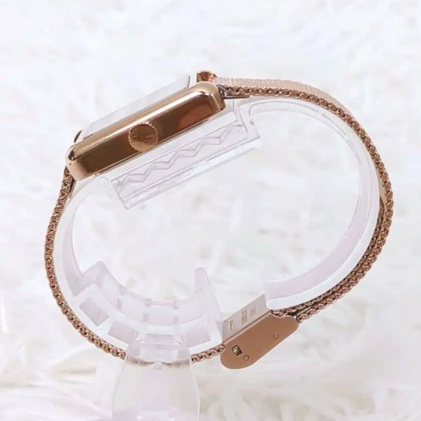 【稼働品】matow 腕時計 ゴールドメッシュ Tsukiシリーズ 朧月 マトウ