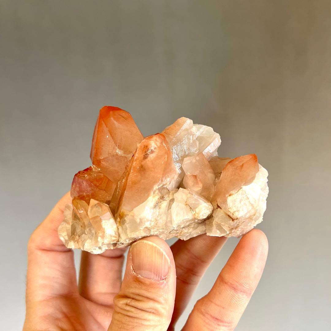 ストロベリーレムリアン　ディアマンティーナ産　クラスター　36 ピンクレムリアン